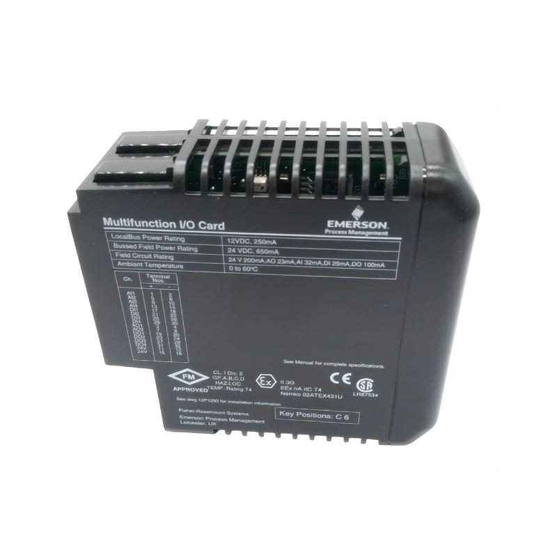 Emerson KJ3006X1-BA1 12P2180X072 Multifunction I/O Card