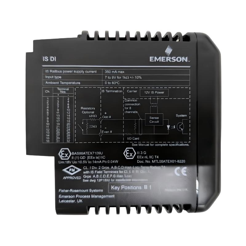 Emerson KJ3101X1-BB1 12P1866X042 IS DI Module