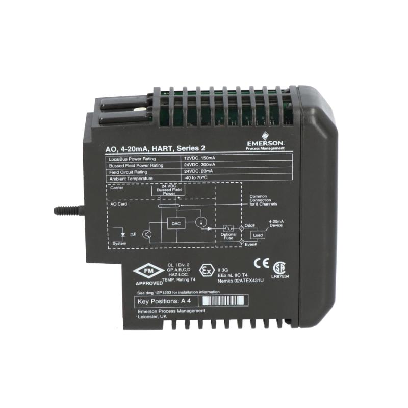 Emerson VE4035S2B1 KJ3221X1-BA1 12P2531X102 Analog Output Module