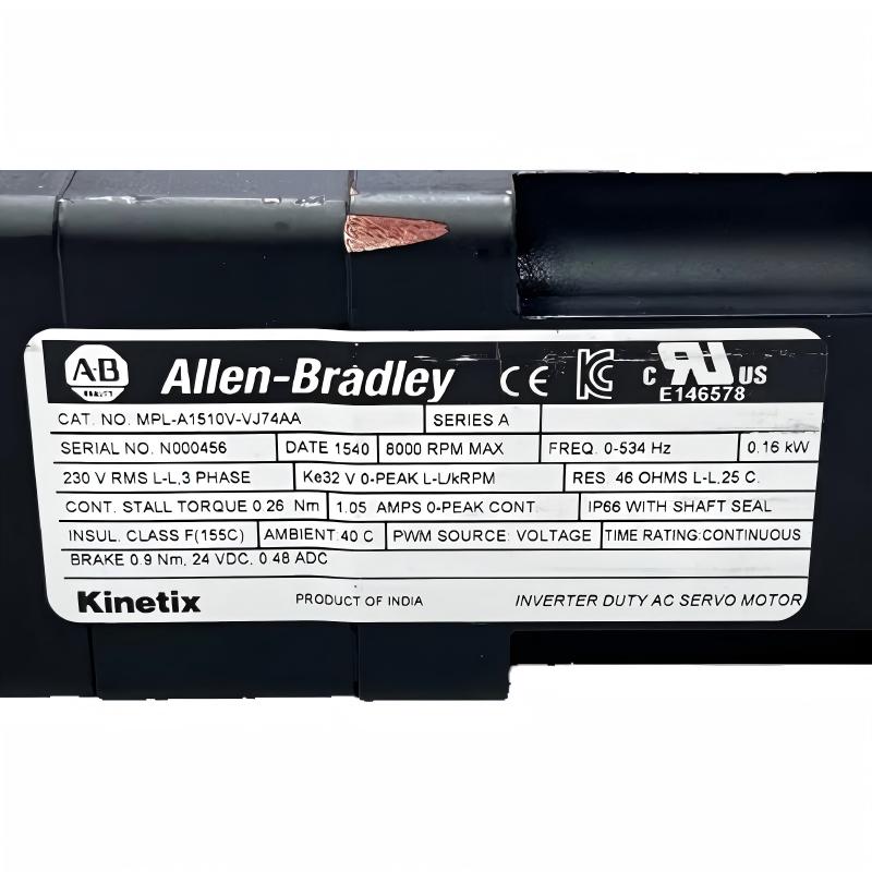Allen Bradley MPL-A1510V-VJ74AA Servo Motor