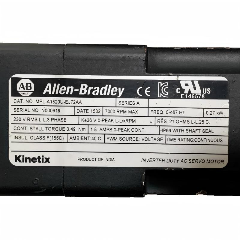 Allen Bradley MPL-A1520U-EJ72AA Servo Motor