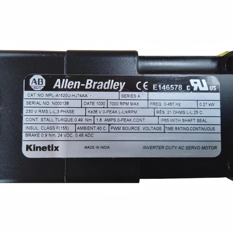 Allen Bradley MPL-A1520U-HJ74AA Servo Motor