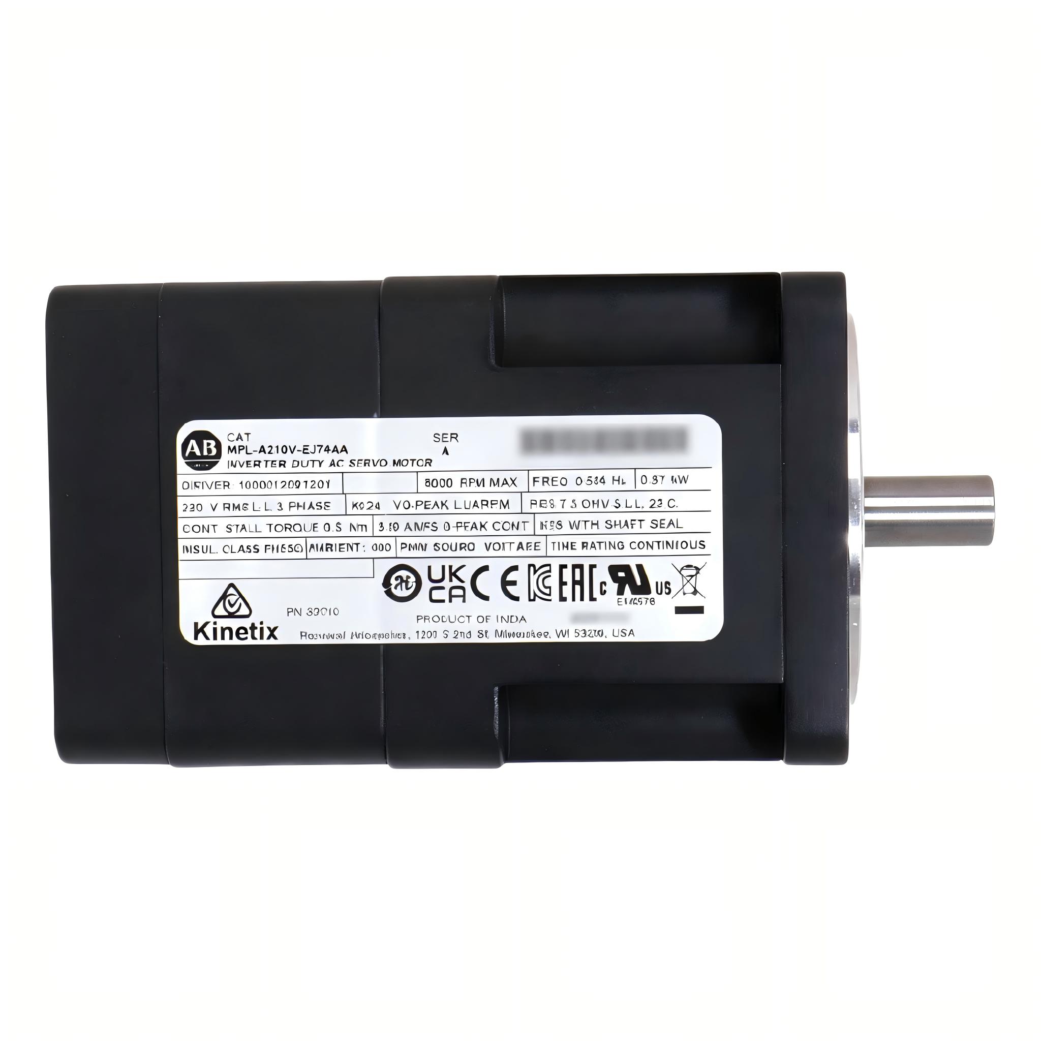 Allen Bradley MPL-A210V-EJ74AA Servo Motor