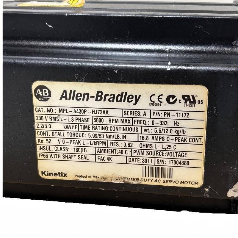 Allen Bradley MPL-A430P-HJ72AA Servo Motor