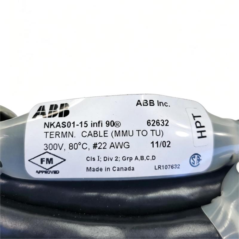 ABB Bailey NKAS01-15 INFI 90 Analog Module Termination Cable