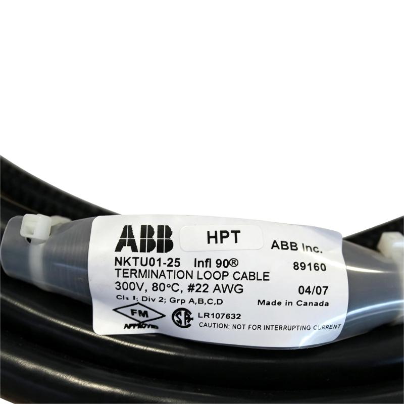 ABB Bailey NKTU01-25 Infi 90 Input Output Module to Termination Unit Cable