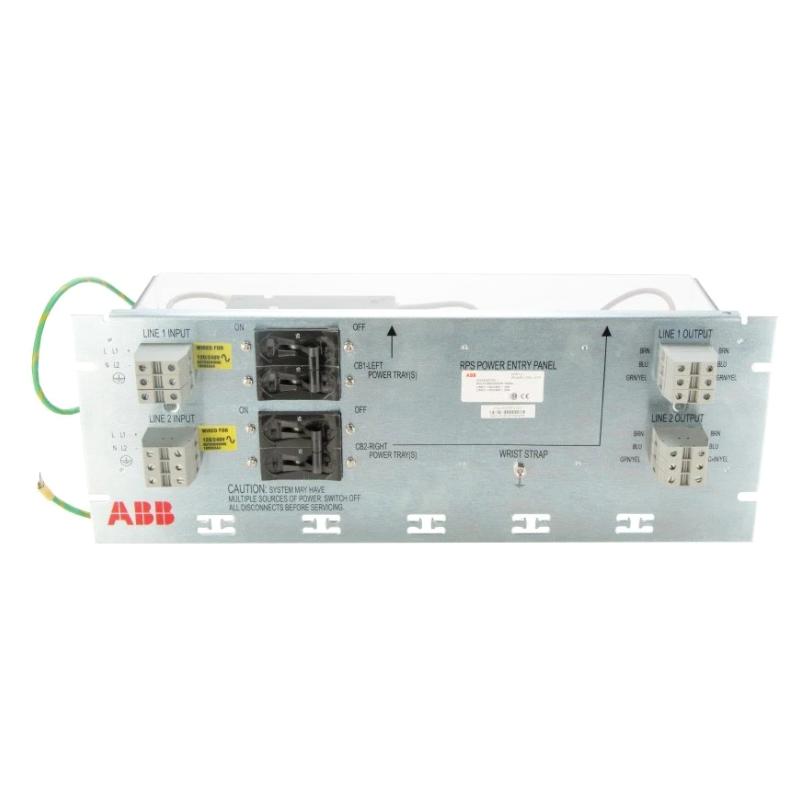 ABB Bailey PHARPSPEP21013 6644463A2 Power Input Panel Dual Chassis