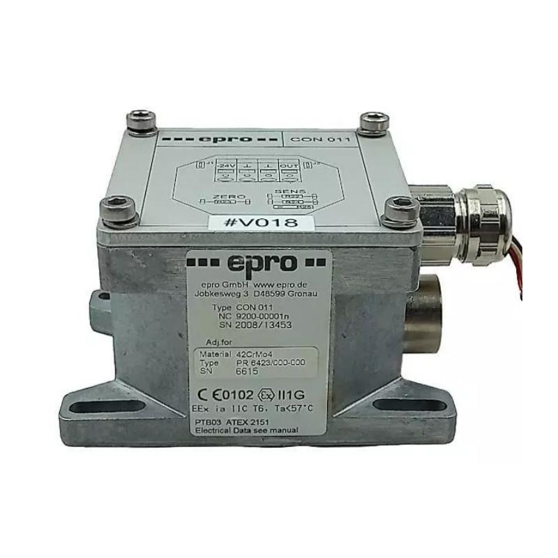 Epro PR6423/011-000+CON011 8mm Eddy Current Sensor+Eddy Current Signal Converter