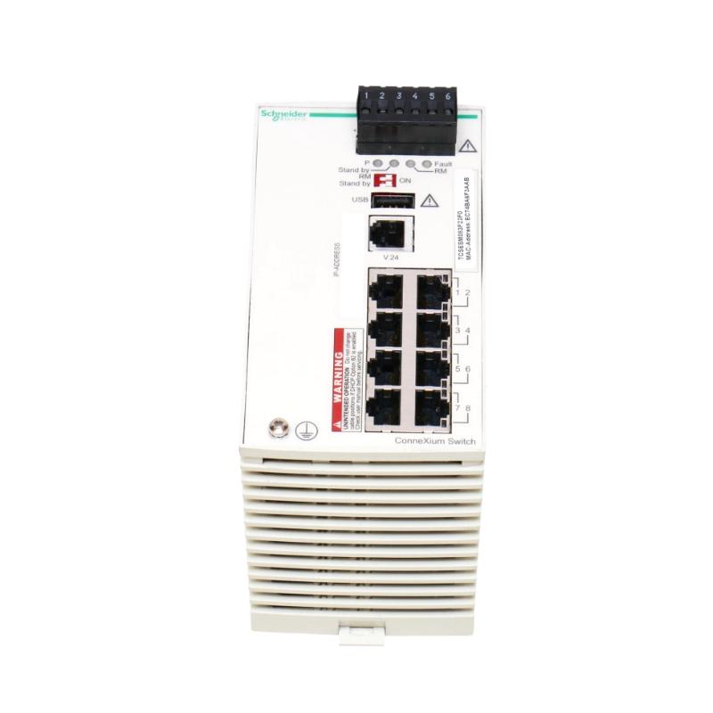 Schneider TCSESM083F23F0 ConneXium Ethernet TCP/IP Managed Switch