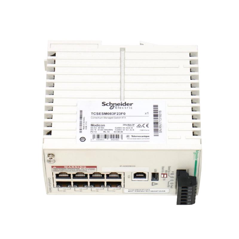 Schneider TCSESM083F23F0 ConneXium Ethernet TCP/IP Managed Switch