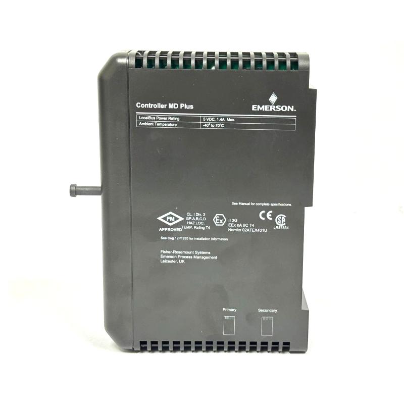 Emerson VE3006 KJ2003X1-BB1 DeltaV M-series MD Plus Controller