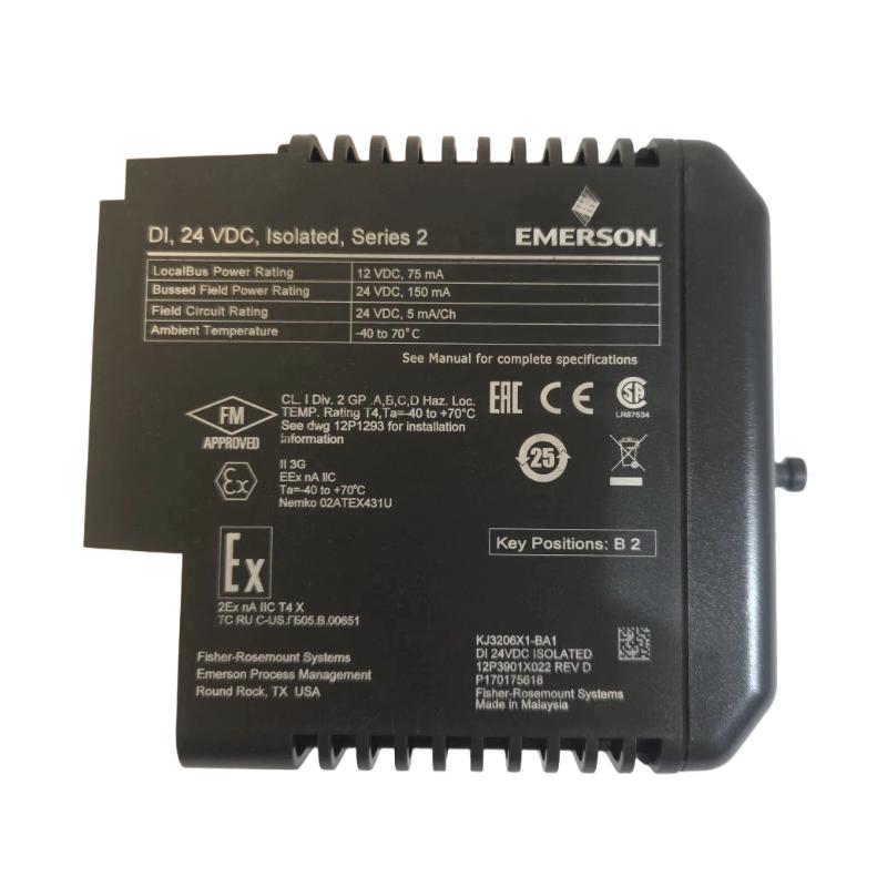 Emerson VE4001S2T1B1 DeltaV M-series Traditional I/O Discrete Input Card