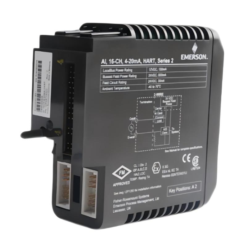 Emerson VE4003S2B9 (KJ3223X1-BA1 12P2871X012)REV.A + (KJ3223X1-EA1 12P2867X022)REV.B Input Module with Terminal Blocks