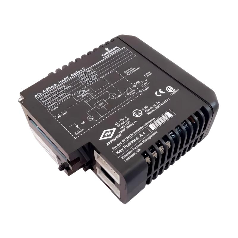 Emerson VE4005S2B1 KJ3221X1-BA1+KJ4001X1-CA1 Output Module with Terminal Blocks