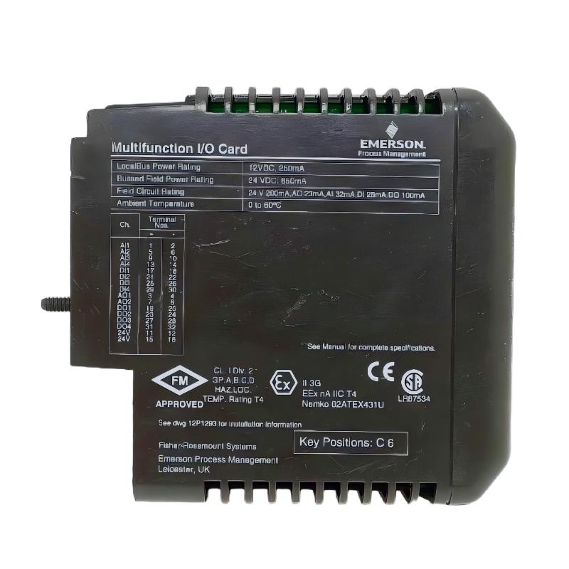 Emerson VE4015 Pulse Counting Input Card