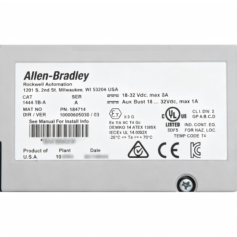 Allen Bradley 1444-TB-A Dynamic Measurement Module Terminal Base