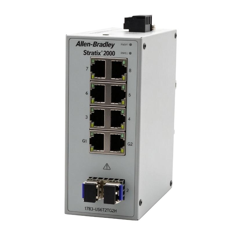 Allen Bradley 1783-US6T2TG2H Stratix 2000 Unmanaged Ethernet Switch