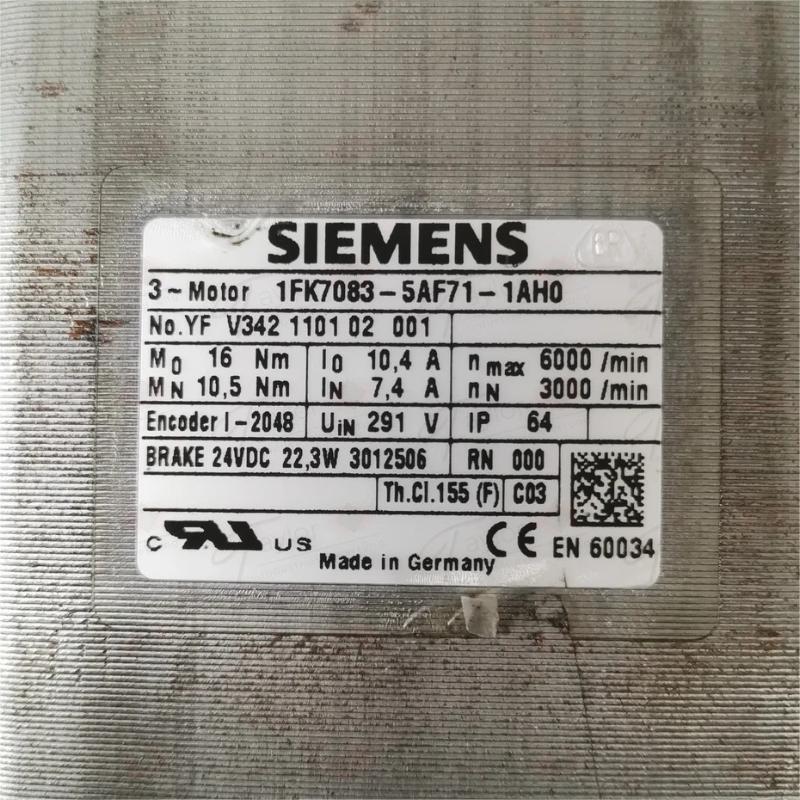Siemens 1FK7083-5AF71-1AH0 Compact Synchronous Motor