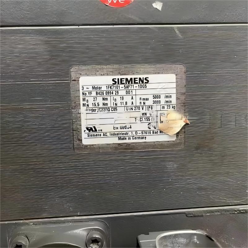 Siemens 1FK7101-5AF71-1DG5 SIMOTICS S Synchronous Motor