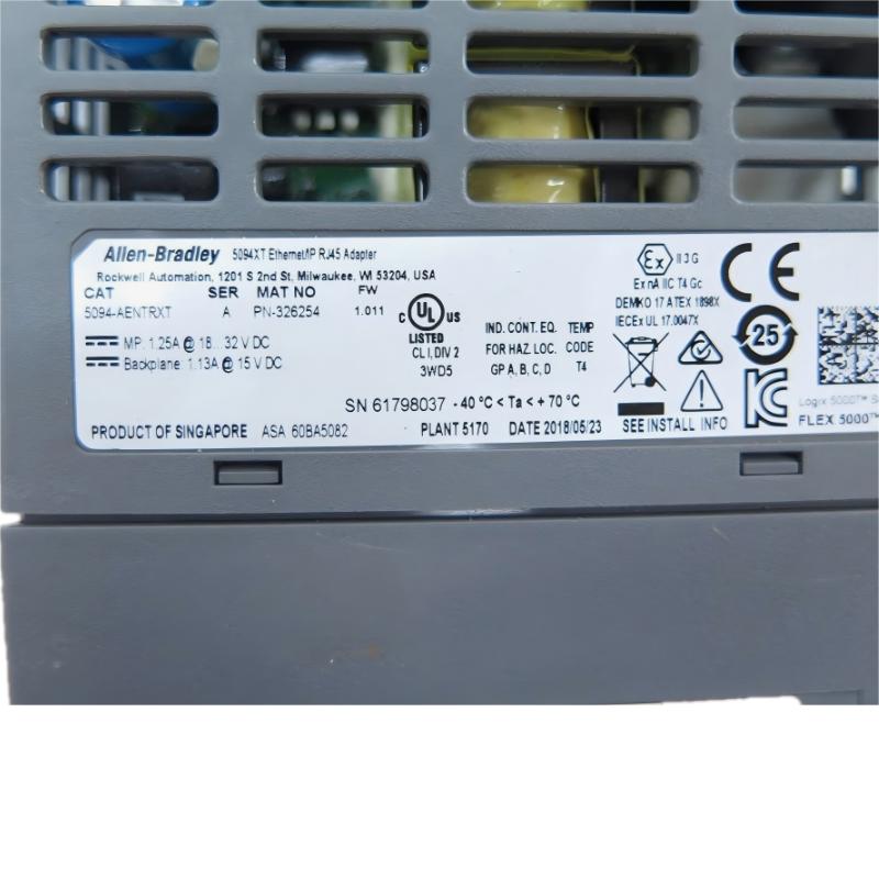 Allen Bradley 5094-AENTR Ethernet Adapter 8 Module
