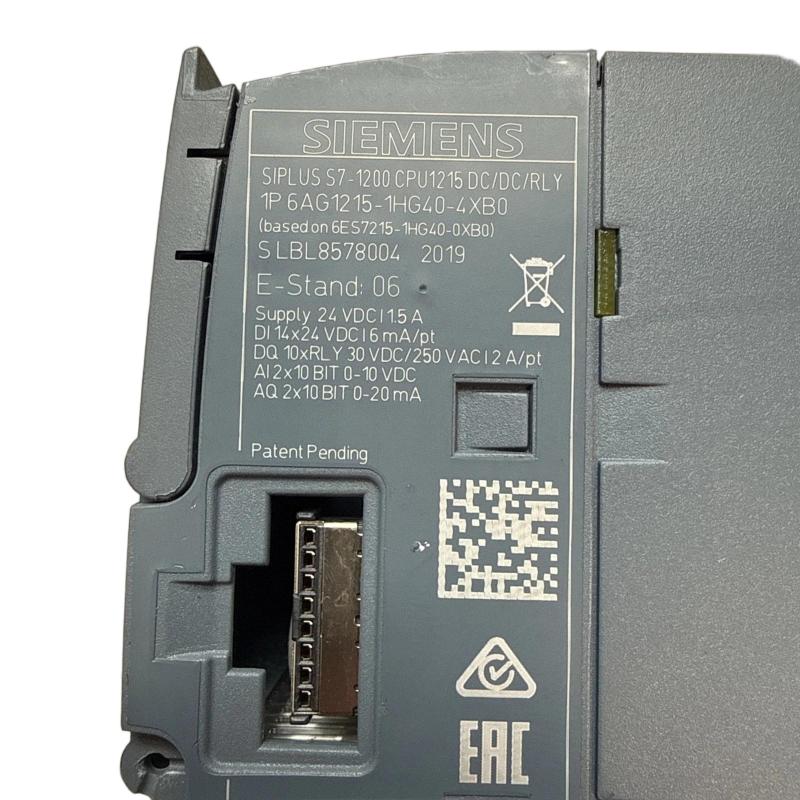 Siemens 6AG1215-1HG40-4XB0 DC/DC/Relay