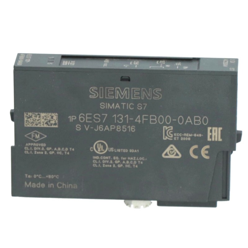 Siemens 6ES7131-4FB00-0AB0 SIMATIC ET 200S Digital Input Electronic Module