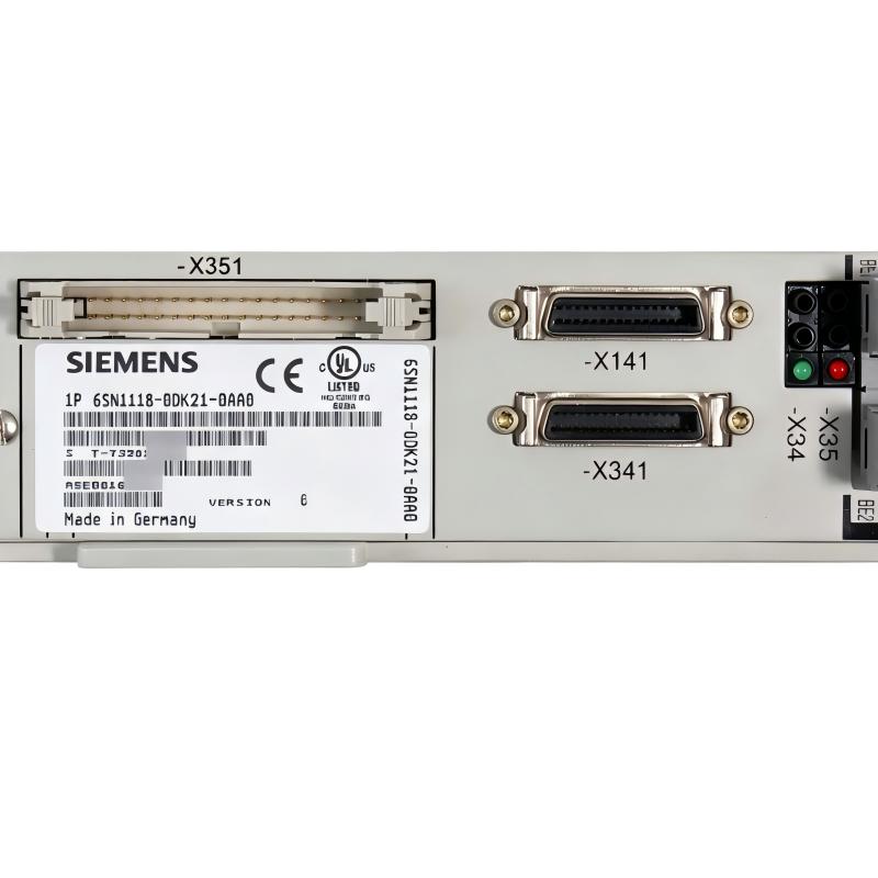 Siemens 6SN1118-0DK21-0AA0 Digital High Performance Closed-Loop Control Unit