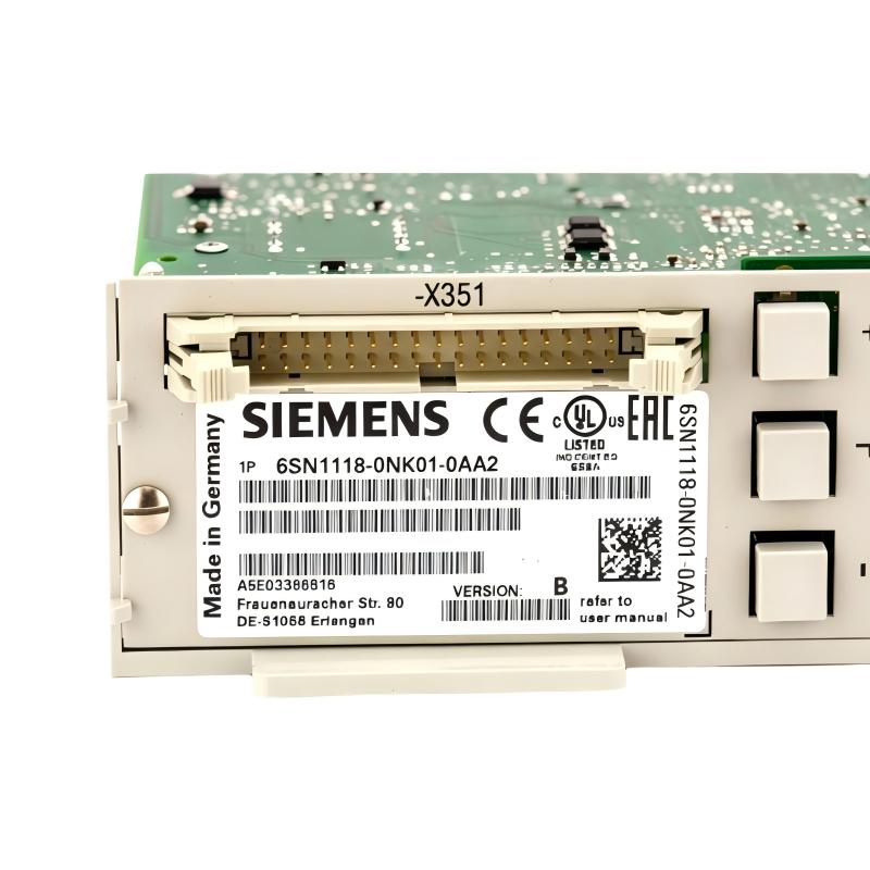 Siemens 6SN1118-0NK01-0AA2 2-Axis Control-Loop Block
