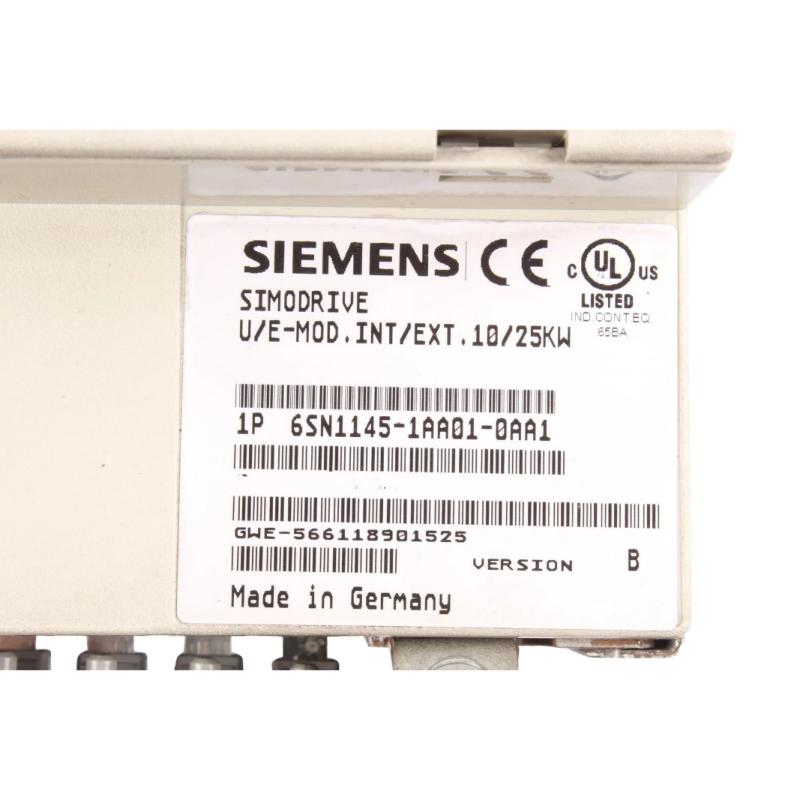 Siemens 6SN1145-1AA01-0AA1 Feed Module