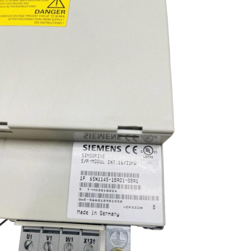 Siemens 6SN1145-1BA01-0BA1 Feed/Regenerative Feedback Module