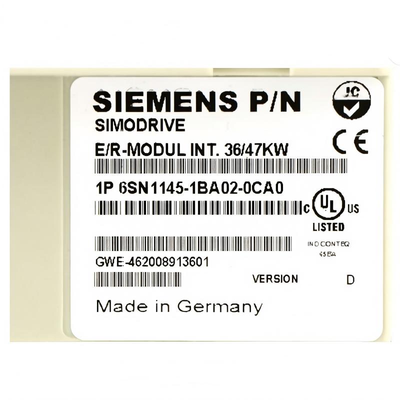 Siemens 6SN1145-1BA02-0CA0 Feed/Regeneration Feedback Module
