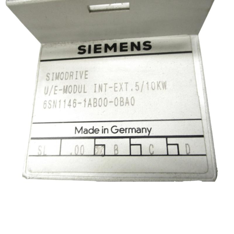 Siemens 6SN1146-1AB00-0BA0 Feed Module