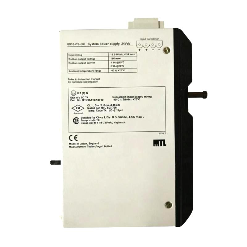 GE 8910-PS-DC MTL 8000 Series System Power Supply