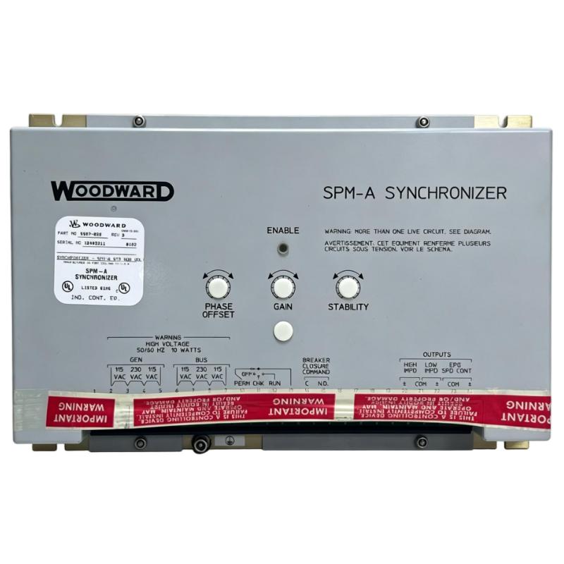 Woodward 9907-028 SPM-A Speed and Phase Matching Synchronizer