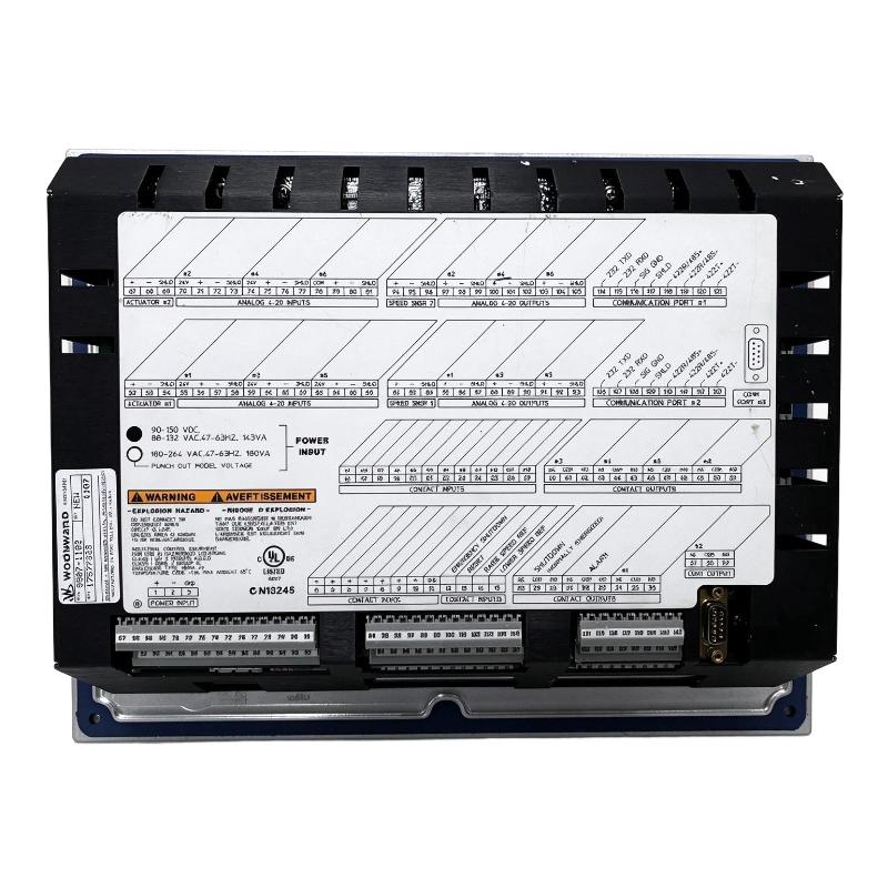 Woodward 9907-1182 505 Enhanced Digital Control for Steam Turbines