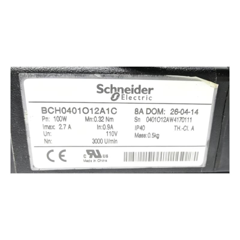 Schneider BCH0401O12A1C Lexium 23 Plus Servo Motor