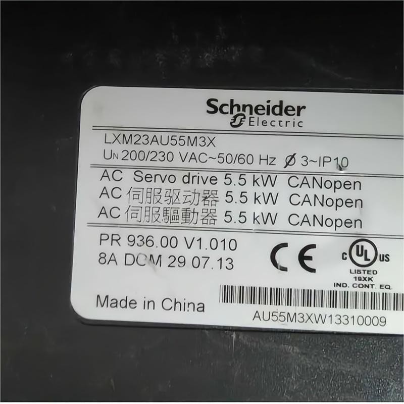 Schneider LXM23AU55M3X Lexium 23 Motion Servo Drive