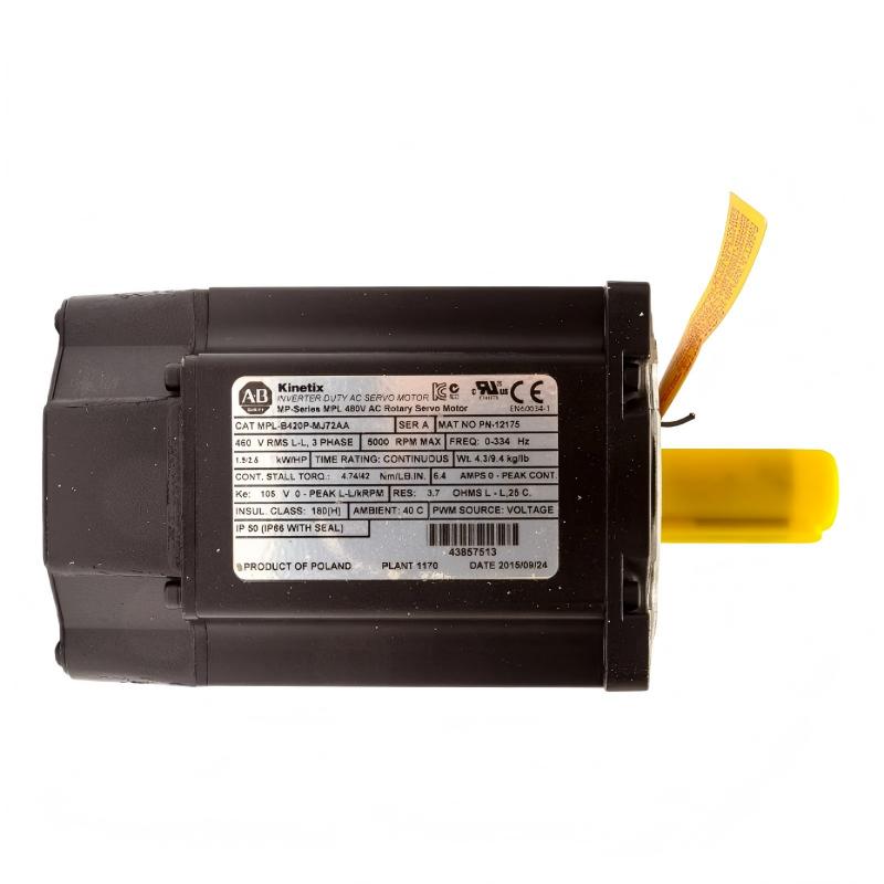 Allen Bradley MPL-B420P-MJ72AA Low-Inertia Brushless Servo Motors Product