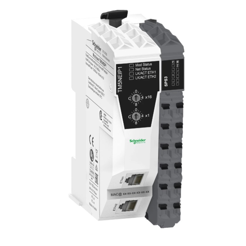 Schneider TM5NEIP1K EtherNet/IP Fieldbus Interface Module