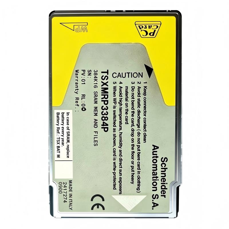 Schneider TSXMRP3384P PCMCIA SRAM Memory Expansion