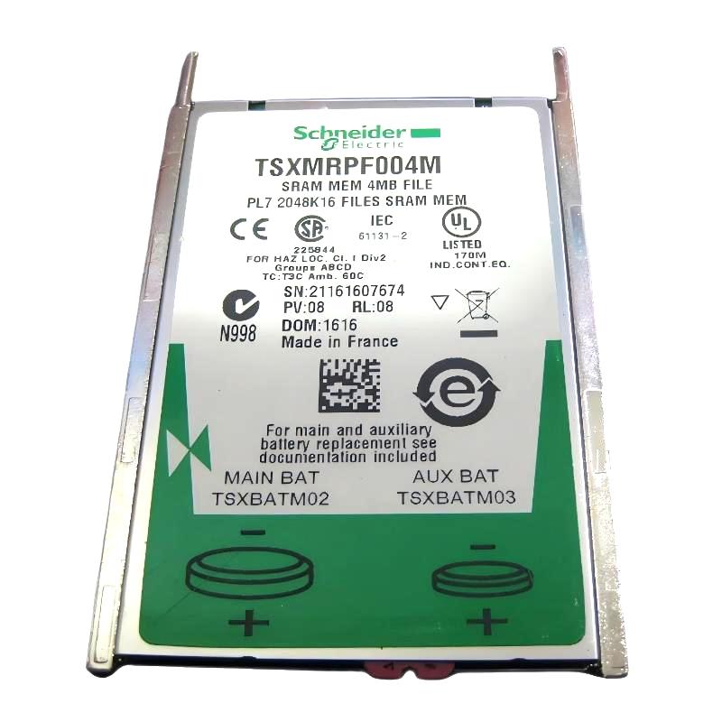 Schneider TSXMRPF004M SRAM File Memory Expansion