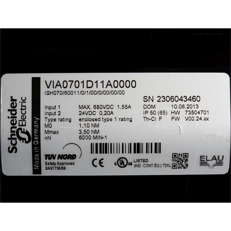 Schneider VIA0701D11A0000 Servo Motor