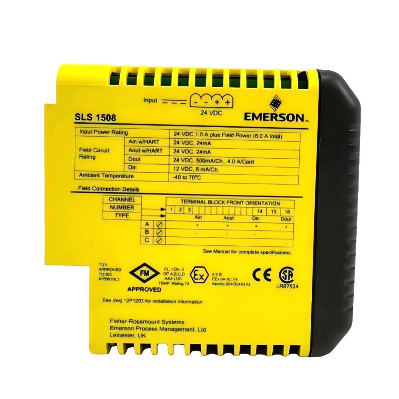 Emerson VS3202 KJ2201X1-BA1 SIS Logic Solver